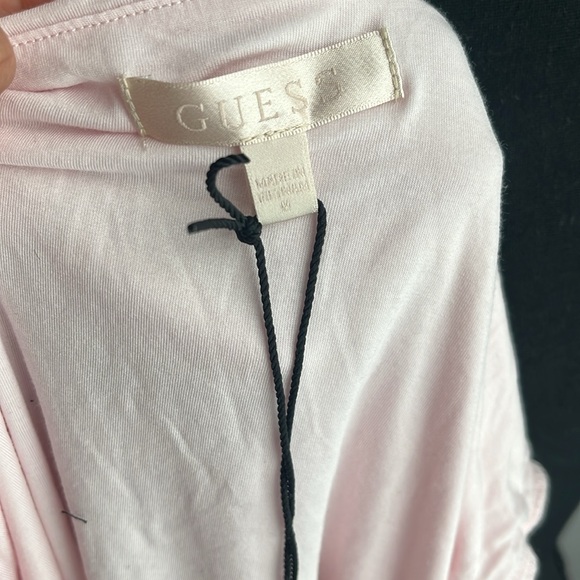 Guess Soft Pink Ruched Blouse - Picture 3 of 4